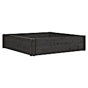 Upyard Huerto Multibox (L x An x Al: 119 x 119 x 29,5 cm, Madera, Negro) | BAUHAUS