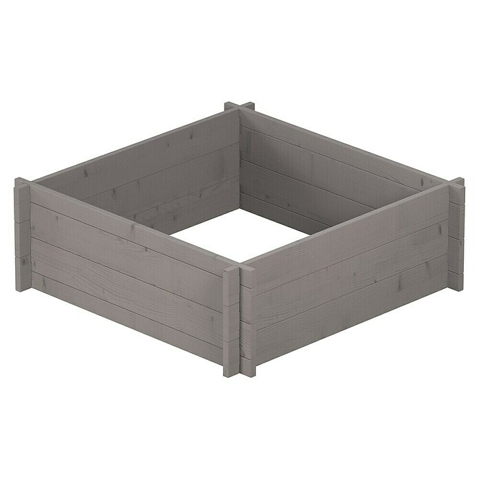 Upyard Hochbeet Multibox (L x B x H: 79 x 79 x 29,5 cm, Holz, Grau) | BAUHAUS