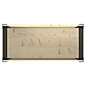Upyard Macetero para plantas Modernbox Niedrig (78 x 36 x 32 cm, Madera, Natural) | BAUHAUS