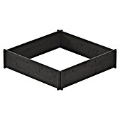 Upyard Huerto Multibox (L x An x Al: 119 x 119 x 29,5 cm, Madera, Negro) | BAUHAUS