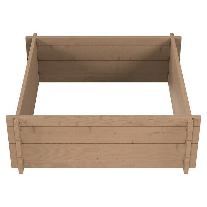 Upyard Hochbeet Multibox (L x B x H: 79 x 79 x 29,5 cm, Holz, Braun) | BAUHAUS