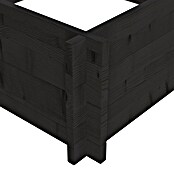 Upyard Hochbeet Multibox (L x B x H: 79 x 79 x 29,5 cm, Holz, Schwarz) | BAUHAUS