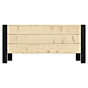 Upyard Macetero para plantas Modernbox Niedrig (78 x 36 x 32 cm, Madera, Natural) | BAUHAUS