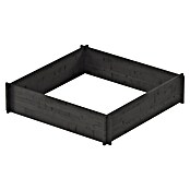 Upyard Huerto Multibox (L x An x Al: 119 x 119 x 29,5 cm, Madera, Negro) | BAUHAUS