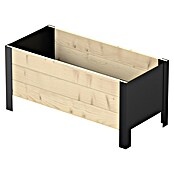 Upyard Macetero para plantas Modernbox Niedrig (78 x 36 x 32 cm, Madera, Natural) | BAUHAUS