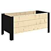 Upyard Macetero para plantas Modernbox Niedrig (78 x 36 x 32 cm, Madera, Natural) | BAUHAUS