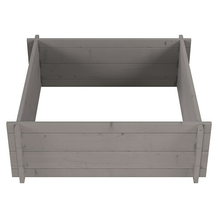 Upyard Hochbeet Multibox (L x B x H: 79 x 79 x 29,5 cm, Holz, Grau) | BAUHAUS