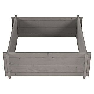 Upyard Hochbeet Multibox (L x B x H: 79 x 79 x 29,5 cm, Holz, Grau)