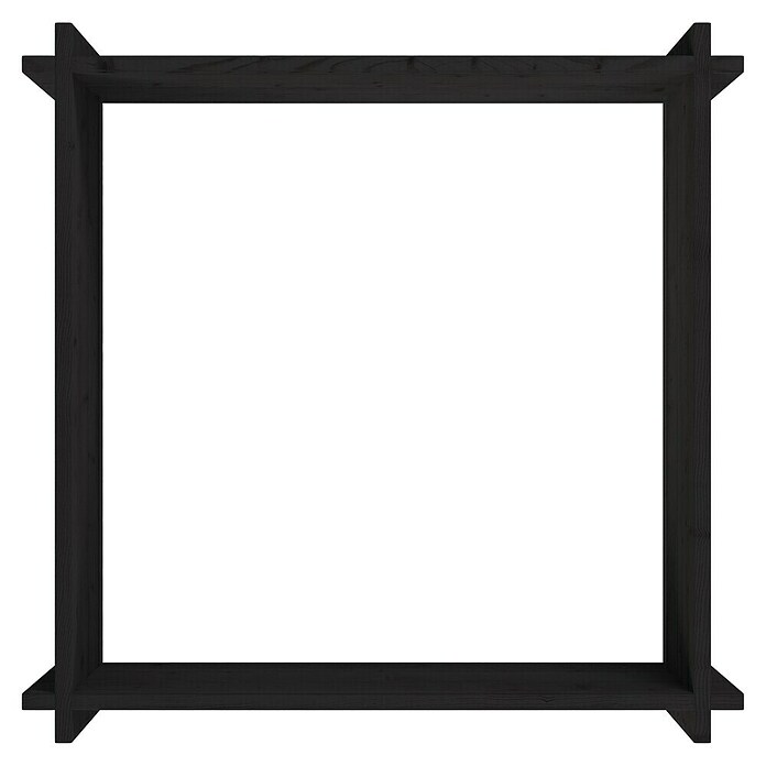 Upyard Hochbeet Multibox (L x B x H: 79 x 79 x 29,5 cm, Holz, Schwarz) | BAUHAUS