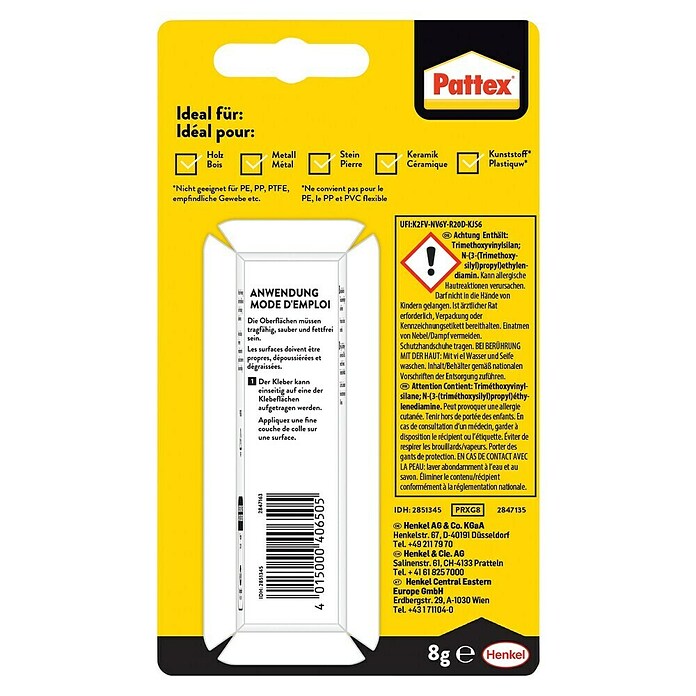 Pattex Powerkleber 100% Repair Gel (8 g)