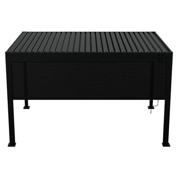 Sunfun Milos Seitenwand (B x H: 368 x 217 cm, Night-Grey, Tiefe: 8,5 cm) | BAUHAUS