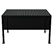 Sunfun Milos Seitenwand (B x H: 368 x 217 cm, Night-Grey, Tiefe: 8,5 cm) | BAUHAUS