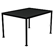 Sunfun Milos Lamellenpavillon (B x T: 386 x 294 cm, Farbe Gestell: Night-Grey, Aluminium) | BAUHAUS