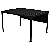 Sunfun Milos Seitenwand (B x H: 368 x 217 cm, Night-Grey, Tiefe: 8,5 cm) | BAUHAUS