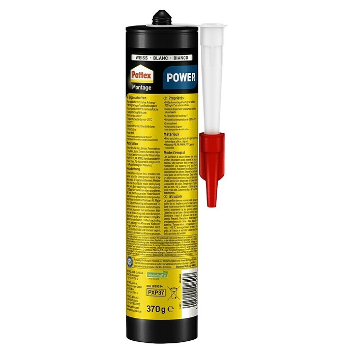 Pattex Montagekleber Power (370 g, Kartusche)