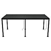 Sunfun Milos Lamellenpavillon (B x T: 579 x 294 cm, Farbe Gestell: Night-Grey, Aluminium) | BAUHAUS