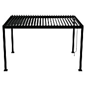 Sunfun Milos Lamellenpavillon (B x T: 386 x 294 cm, Farbe Gestell: Night-Grey, Aluminium) | BAUHAUS