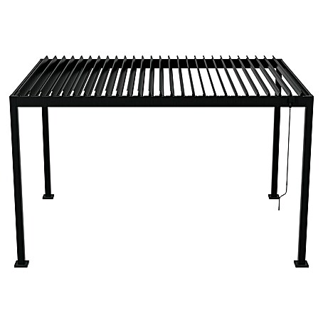 Sunfun Milos Pergola (B x T: 386 x 294 cm, Farbe Gestell: Night-Grey, Aluminium)
