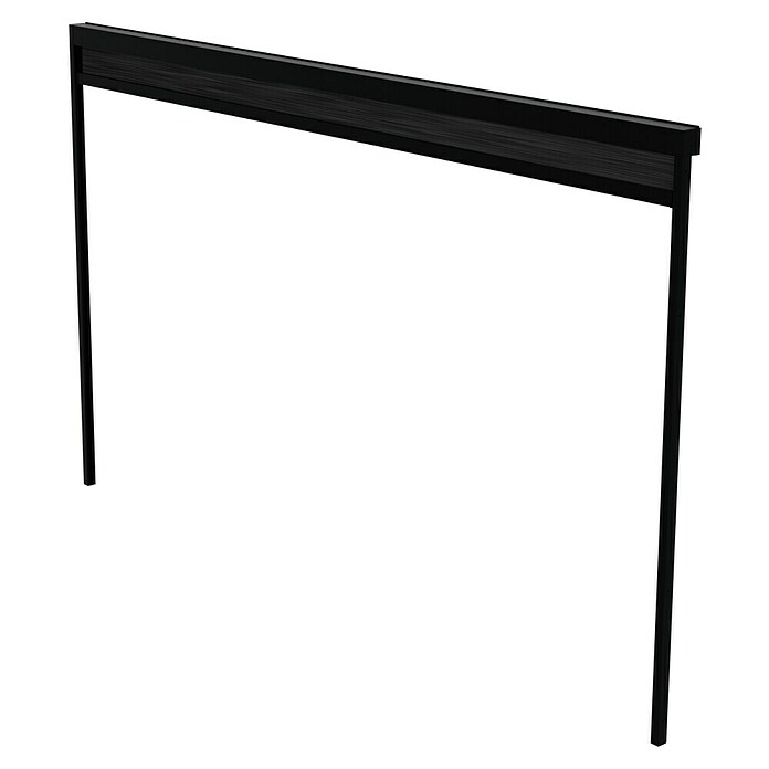 Sunfun Milos Seitenwand (B x H: 368 x 217 cm, Night-Grey, Tiefe: 8,5 cm) | BAUHAUS