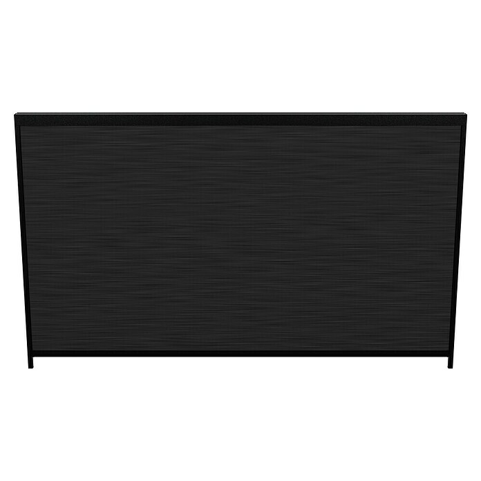 Sunfun Milos Seitenwand (B x H: 368 x 217 cm, Night-Grey, Tiefe: 8,5 cm) | BAUHAUS