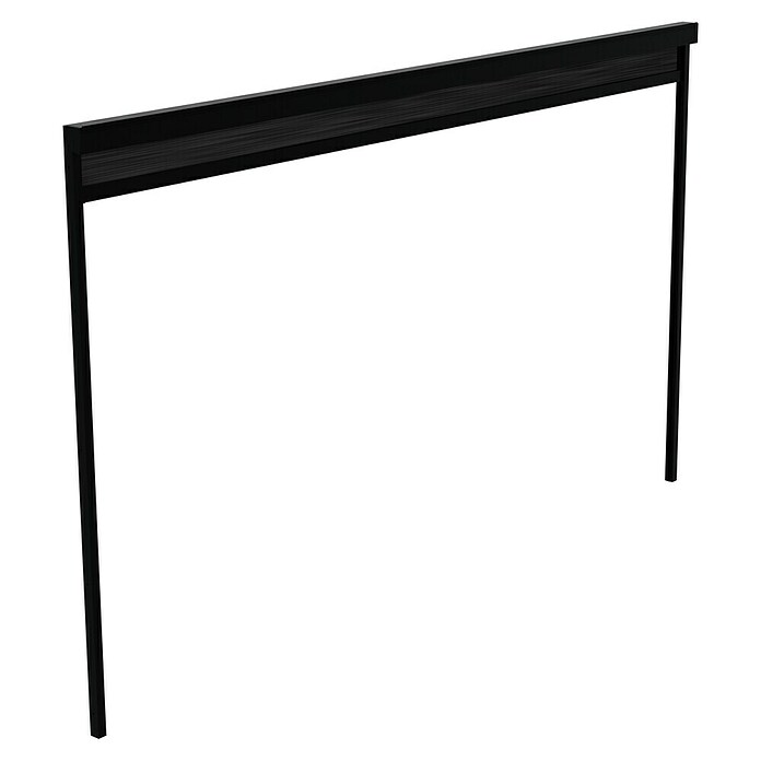 Sunfun Milos Seitenwand (B x H: 368 x 217 cm, Night-Grey, Tiefe: 8,5 cm) | BAUHAUS