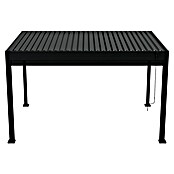 Sunfun Milos Seitenwand (B x H: 368 x 217 cm, Night-Grey, Tiefe: 8,5 cm) | BAUHAUS