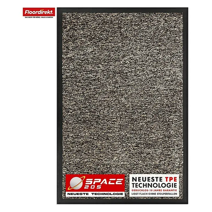 Floordirekt Fußmatte Space 205 - Rutschfeste Türmatte - Ocker - 60 x 90 cm - 60 x 90 cm, Beige, Material Nutzschicht: Polypropylen