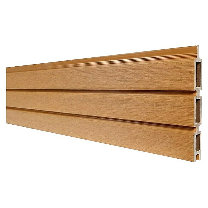 Dioco Smartwall Valla (L x An: 1.783 x 150 mm, Madera, Teca alistonado) | BAUHAUS