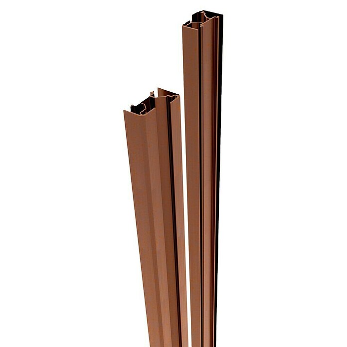 Dioco Smartwall Poste de pared para valla (2 ud., Altura: 100 cm, Específico para: Fijar en muros o paredes, Óxido) | BAUHAUS