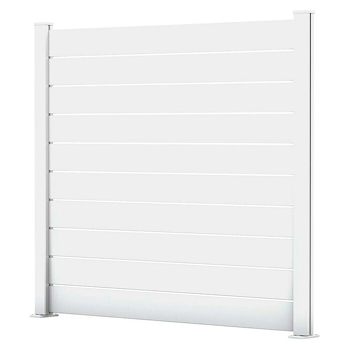 Dioco Smartwall Valla Persiana (L x An: 1.770 x 150 mm, Blanco, 6 ud.) | BAUHAUS
