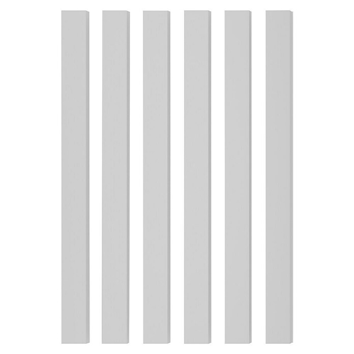 Dioco Smartwall Valla Persiana (L x An: 1.770 x 150 mm, Blanco, 6 ud.) | BAUHAUS