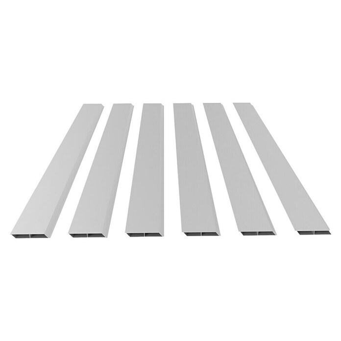 Dioco Smartwall Valla Persiana (L x An: 1.770 x 150 mm, Blanco, 6 ud.) | BAUHAUS