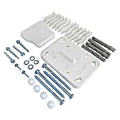 Dioco Smartwall Kit de accesorios (Blanco, Específico para: Valla de aluminio Smartwall Persiana) | BAUHAUS