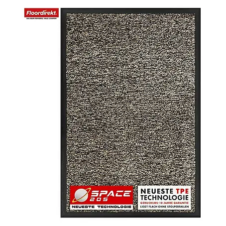 Floordirekt  Fußmatte Space 205 - Rutschfeste Türmatte - Ocker - 90 x 150 cm