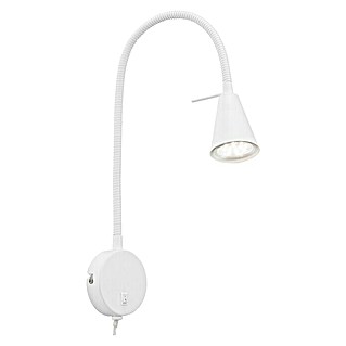 Briloner Foco de una luz LED Comfort Light (4 W, L x An x Al: 5,8 x 20,5 x 45 cm, Blanco, Blanco cálido)