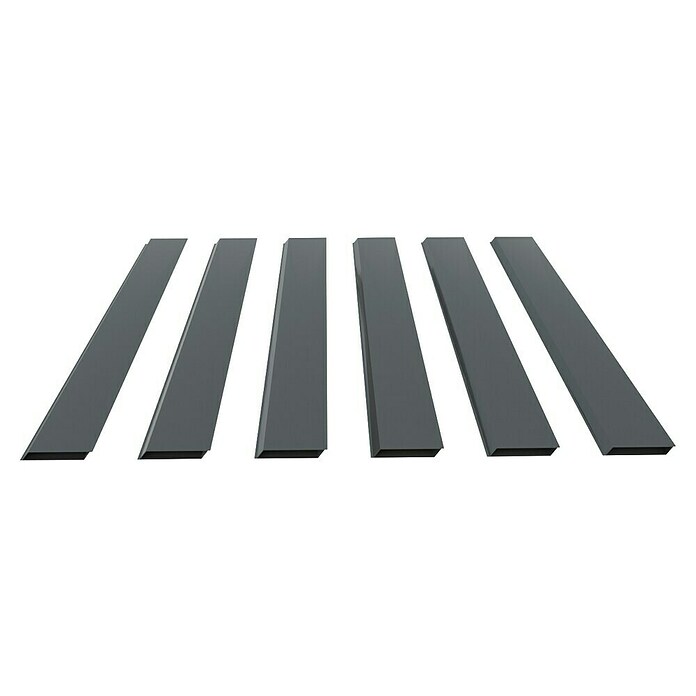 Dioco Smartwall Valla Persiana (L x An: 1.770 x 150 mm, Antracita, 6 ud.) | BAUHAUS