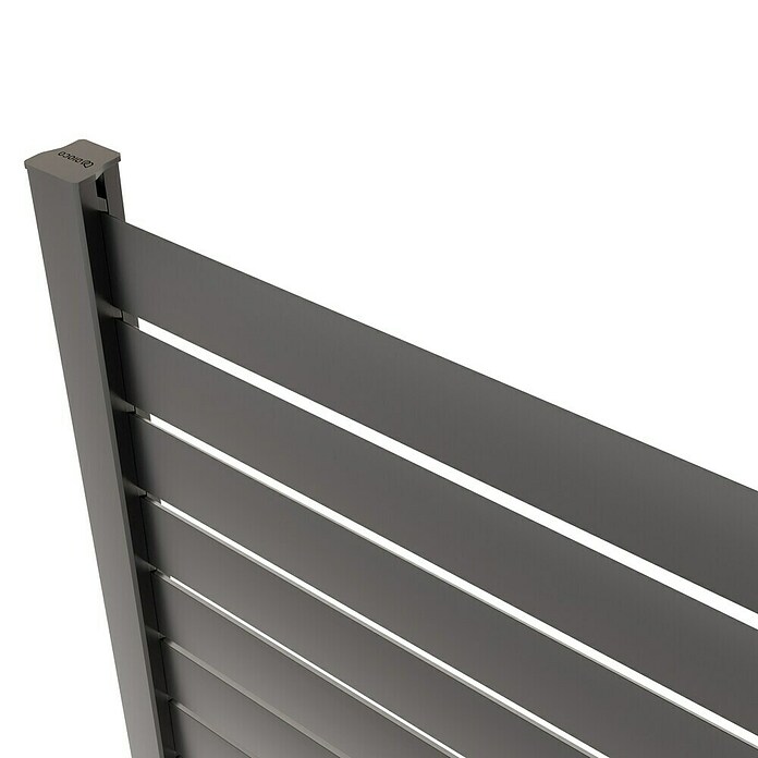 Dioco Smartwall Valla Persiana (L x An: 1.770 x 150 mm, Antracita, 6 ud.) | BAUHAUS