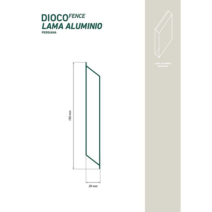 Dioco Smartwall Valla Persiana (L x An: 1.770 x 150 mm, Óxido, 6 ud.) | BAUHAUS