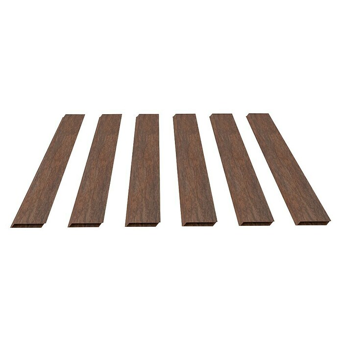 Dioco Smartwall Valla Persiana (L x An: 1.770 x 150 mm, Óxido, 6 ud.) | BAUHAUS