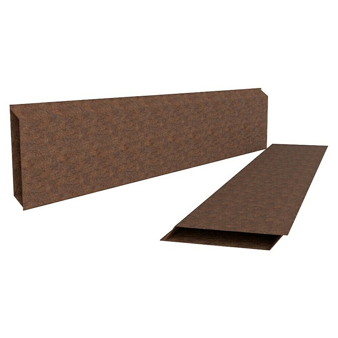 Dioco Smartwall Valla Persiana (L x An: 1.770 x 150 mm, Óxido, 6 ud.) | BAUHAUS