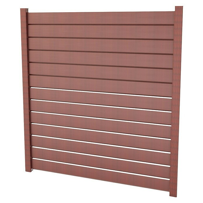Dioco Smartwall Valla Persiana (L x An: 1.770 x 150 mm, Óxido, 6 ud.) | BAUHAUS