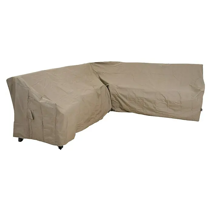 Siena Garden Loungemöbel Schutzhülle PLUS - L x B x H: 270 x 90 x 65 cm, Polyester, TPU laminiert, Beige - Beige L-förmige Schutzhülle für Outdoor-Ecksofa.