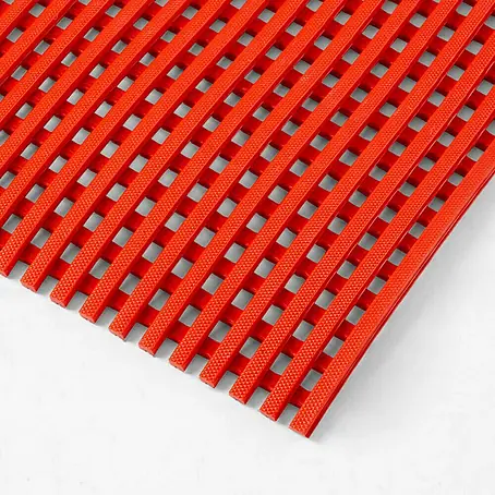 Floordirekt  Antirutschmatte Adria - Arbeitsplatzmatte für Nasszonen - Rot - 120 x 200 cm