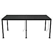 Sunfun Milos Lamellenpavillon (B x T: 579 x 294 cm, Farbe Gestell: Night-Grey, Aluminium) | BAUHAUS