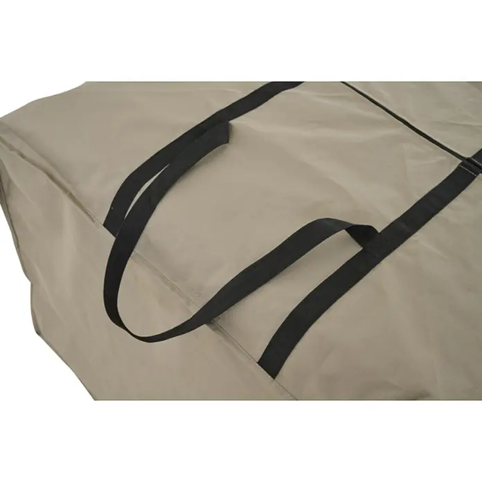 Siena Garden Auflagen-Schutzhülle PLUS - L x B x H: 80 x 80 x 56 cm, Polyester, TPU laminiert, Beige - Beige Schutzhülle aus strapazierfähigem Stoff mit schwarzen Tragegurten.