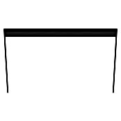 Sunfun Milos Seitenwand (B x H: 368 x 217 cm, Night-Grey, Tiefe: 8,5 cm) | BAUHAUS