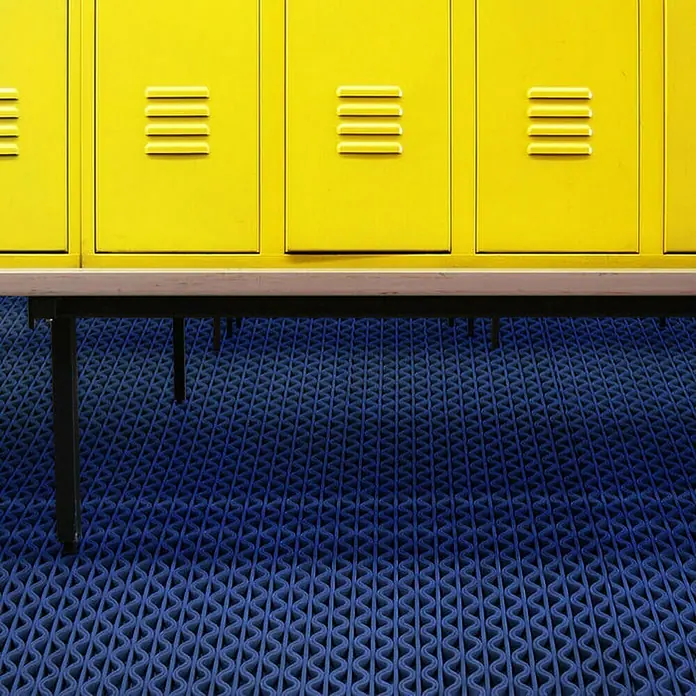 Floordirekt Antirutschmatte Anti-Slip für Barfußzonen - UV-beständig - Blau - 90 x 900 cm - 900 x 90 cm, Blau