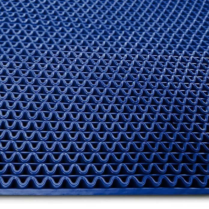 Floordirekt Antirutschmatte Anti-Slip für Barfußzonen - UV-beständig - Blau - 90 x 900 cm - 900 x 90 cm, Blau