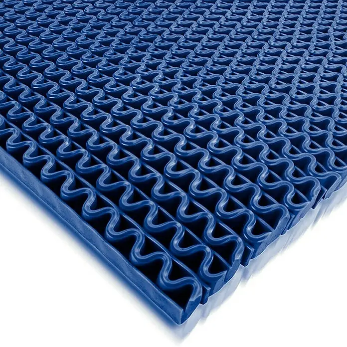 Floordirekt Antirutschmatte Anti-Slip für Barfußzonen - UV-beständig - Blau - 90 x 900 cm - 900 x 90 cm, Blau