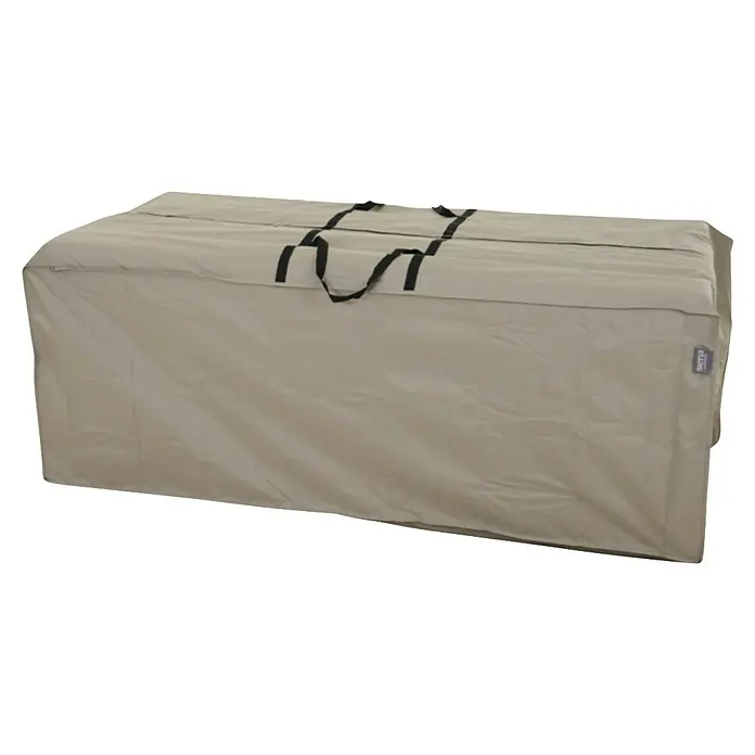 Siena Garden Auflagen-Schutzhülle PLUS - L x B x H: 175 x 80 x 60 cm, Polyester, TPU laminiert, Beige - Rechteckige, beige Schutzhülle mit schwarzen Griffen zur Aufbewahrung von Gartenmöbeln.
